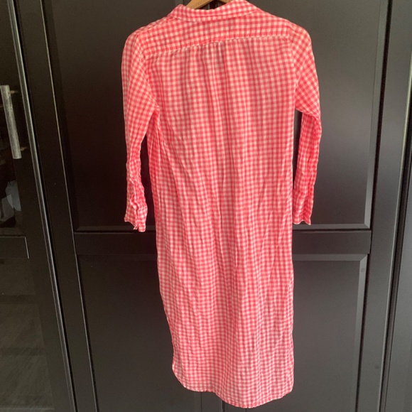 Pink gingham J CREW Coverup - Picture 5 of 5